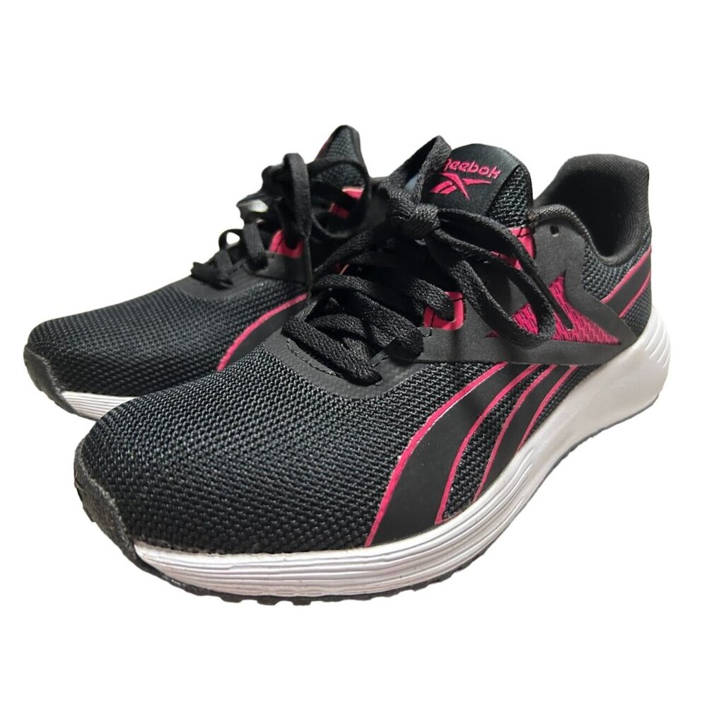 Reebok Women's Athletic Running Shoes Size 6.5  Black & Pink